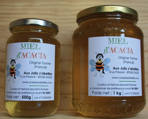 image pot de miel d'acacia