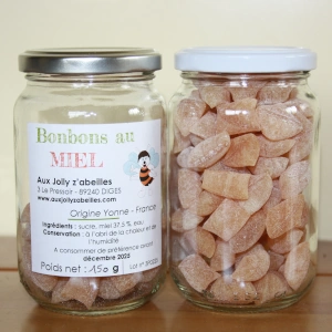 image pot de bonbons de miel
